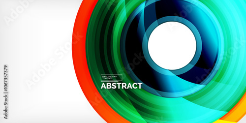 Circles, round elements, ring shapes premium background. Vector Illustration For Wallpaper, Banner, Background, Card, Book Illustration, landing page