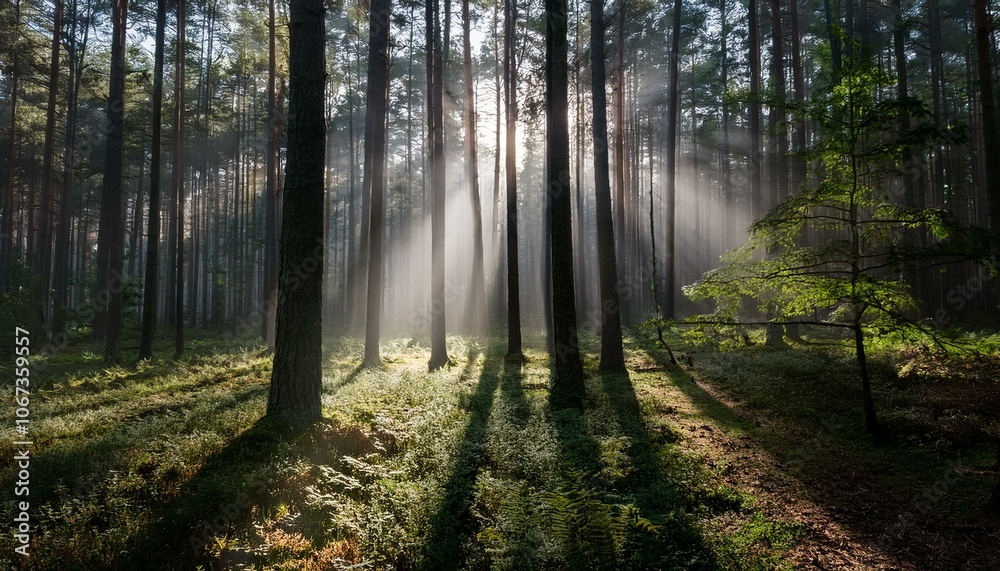 Naklejka premium Engage in mindfulness while surrounded by nature's beauty. 