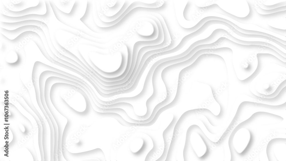 Abstract 3D background creative pattern in illustration with white color design in papercut.Topographic canyon geometric map relief texture with curved layers and shadow. Abstract realistic papercut
Abstract 3D background creative pattern in illustration with white color design in papercut.Topographic canyon geometric map relief texture with curved layers and shadow. Abstract realistic papercut