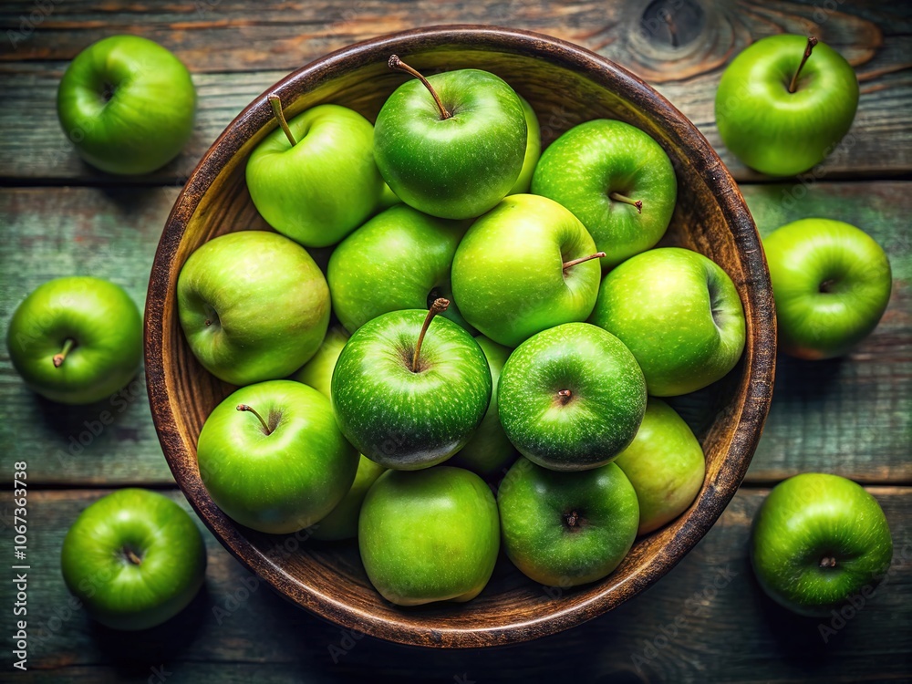 Fresh, Crisp Green Apples, Abundant and Complete. Fresh, Crisp Green Apples, Abundant and Complete.