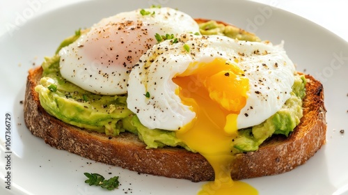 avocado toast with poached egg