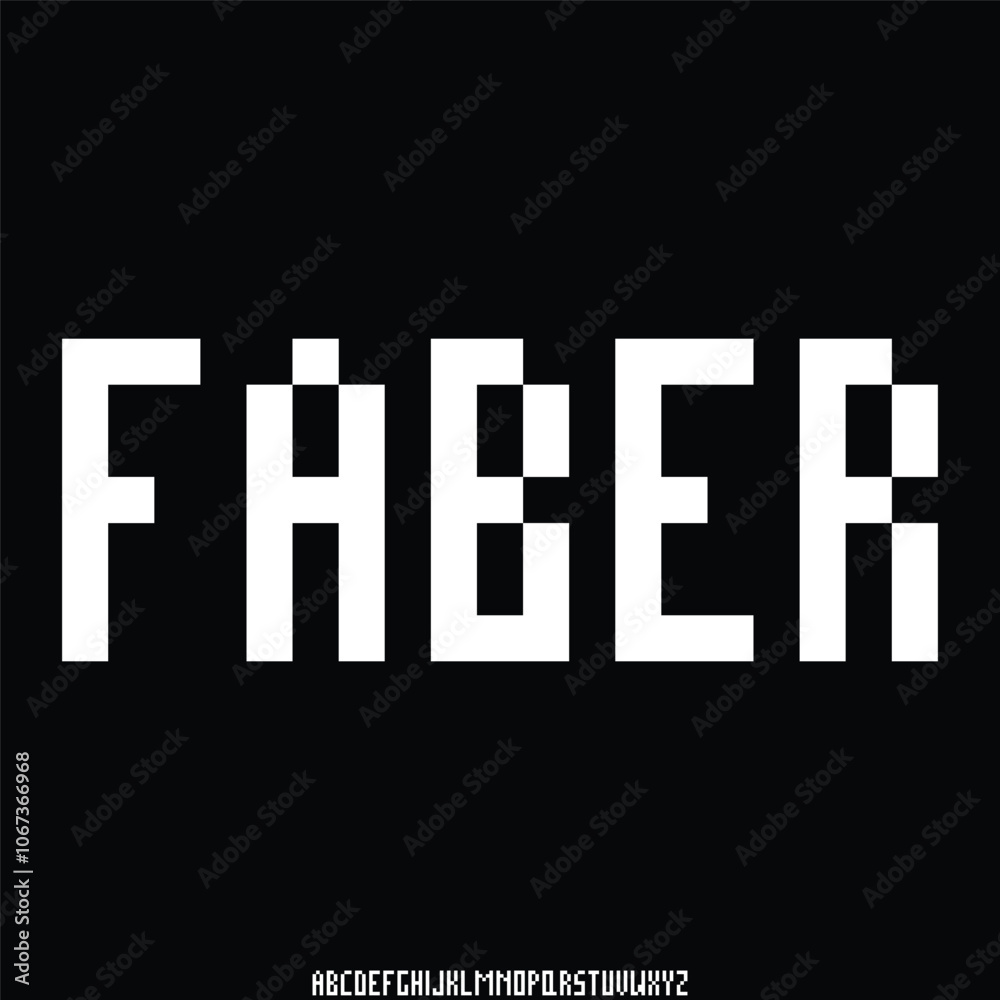 futuristic modern geometric alphabet font futuristic modern geometric alphabet font
