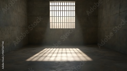 Somber Reflections in a Dimly Lit Row Cell - Prisoner in Orange Jumpsuit Faces Final Moments with Heavy Heart and Contemplative Atmosphere