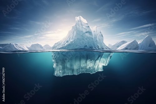 Wallpaper Mural Iceberg floating outdoors nature. Torontodigital.ca