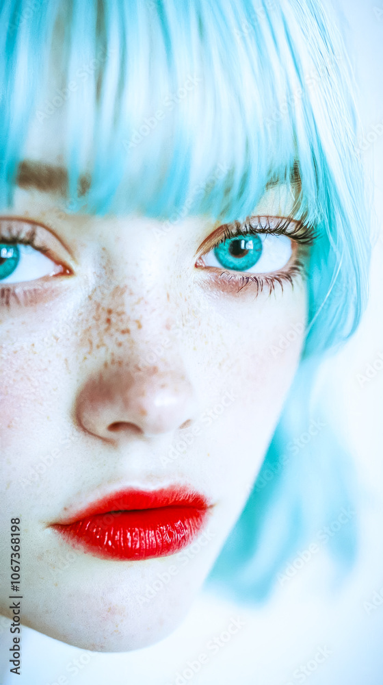 Fototapeta premium bellezza in blu