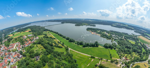 Sommer im Fränkischen Seenland am Kleinen Brombachsee bei Absberg