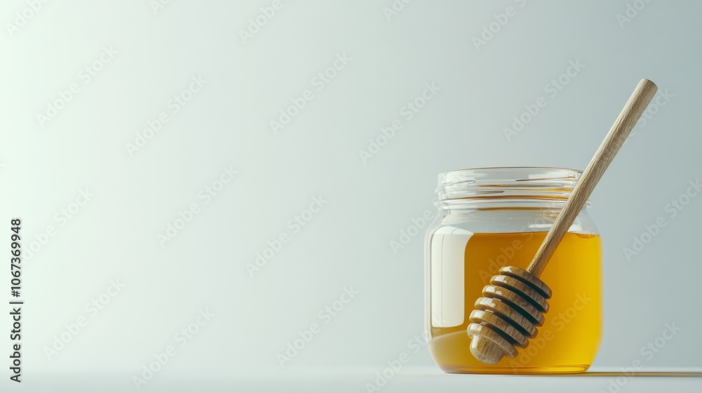 Honey Jar with Dipper Honey Jar with Dipper