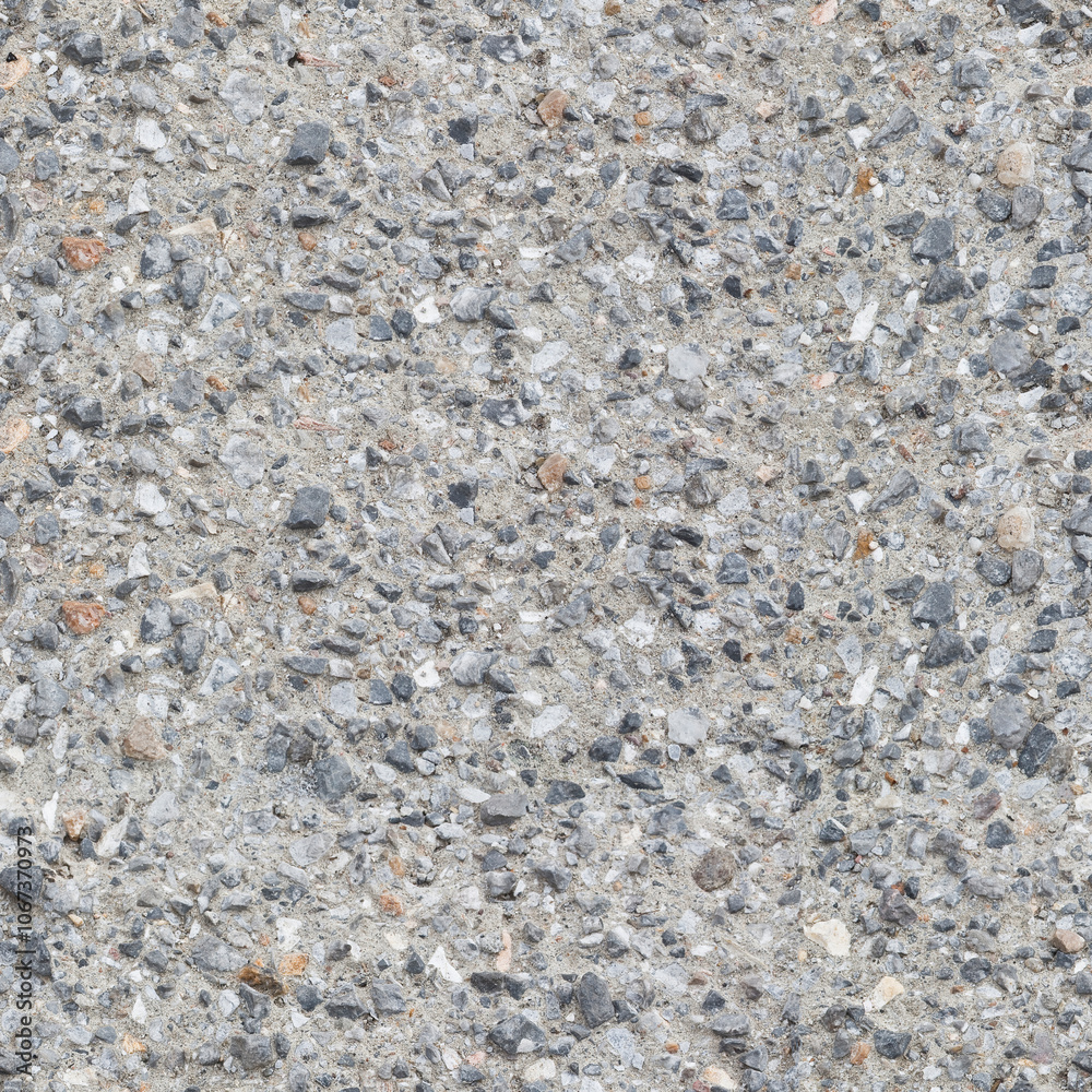 Seamless pattern of a gravel and concrete pavement - Useful for renderings applications - Can be repeated modularly to create a uniform and continuously background Seamless pattern of a gravel and concrete pavement - Useful for renderings applications - Can be repeated modularly to create a uniform and continuously background