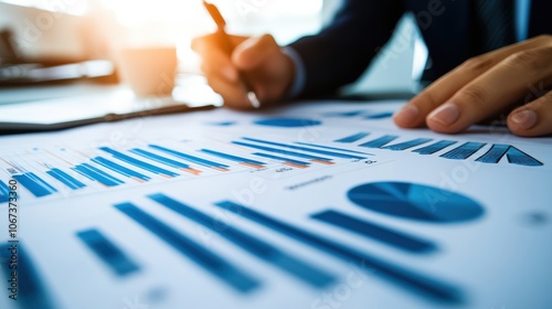 Wallpaper Mural Business Advisors Discussing Investment Options in Office Torontodigital.ca