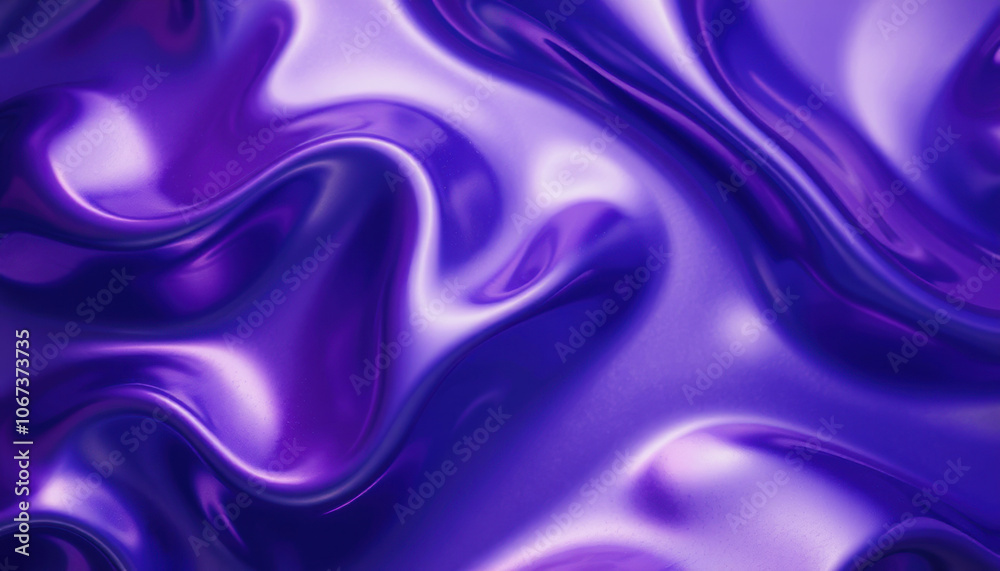 Fototapeta premium vibrant purple texture with smooth, flowing waves, creating luxurious and dynamic appearance. Ideal for backgrounds or artistic designs