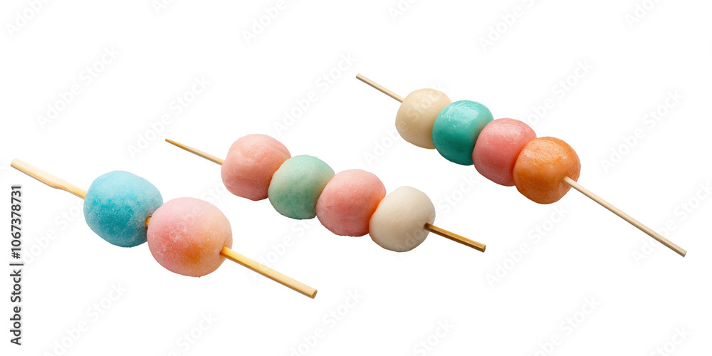 Colorful Ball Skewers of Sweet Treats Colorful Ball Skewers of Sweet Treats