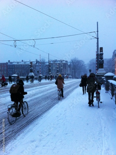 Photography snow amsterdam