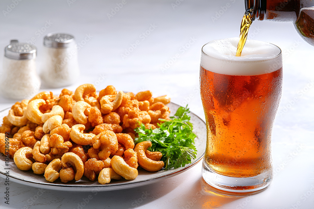 Enjoy a refreshing drink pairing with crispy snacks for perfect evenings Enjoy a refreshing drink pairing with crispy snacks for perfect evenings