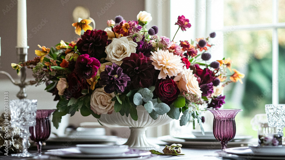 Beautiful autumn flowers bouquet, autumnal botanical home decor and floral arrangement, English countryside style and florist design for floral shop, flower arranging workshop or classes idea Beautiful autumn flowers bouquet, autumnal botanical home decor and floral arrangement, English countryside style and florist design for floral shop, flower arranging workshop or classes idea