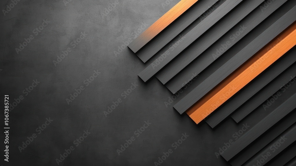 Explore the elegant interaction of dark and light in modern design featuring striking geometric shapes Explore the elegant interaction of dark and light in modern design featuring striking geometric shapes