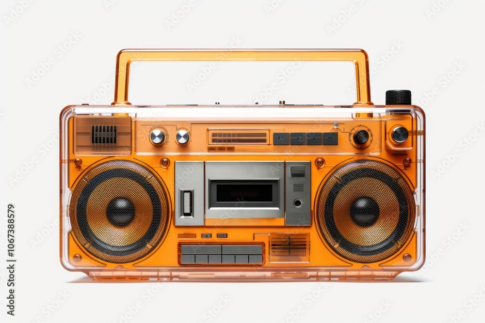 Analog Retro boombox cassette player electronics stereo analog. Analog Retro boombox cassette player electronics stereo analog.