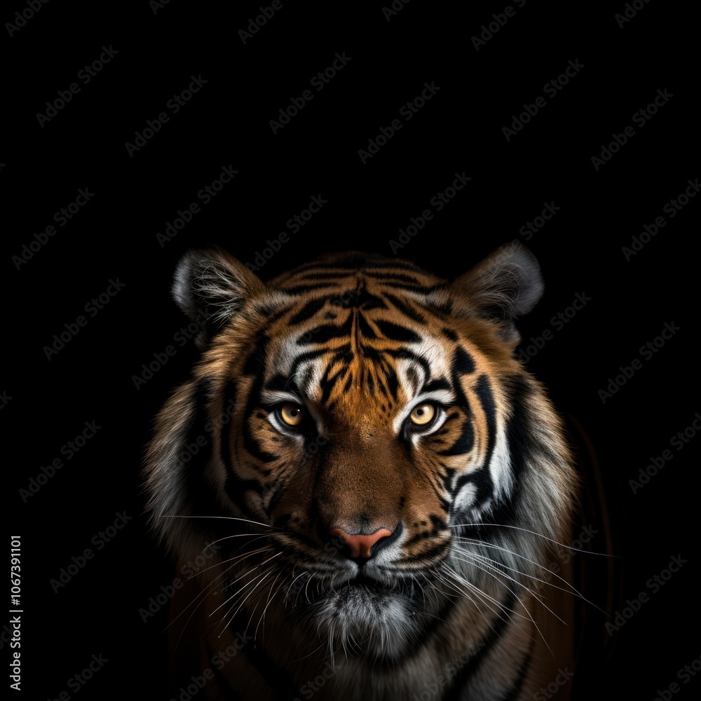 Fototapeta premium Tiger wildlife portrait.