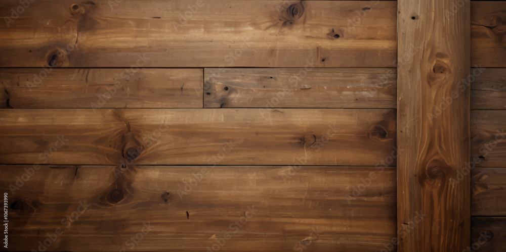 Naklejka premium Dark wood old grunge texture surface background. Texture of wood.