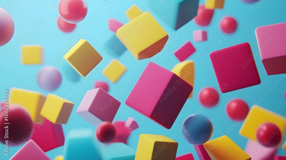 Abstract background with bold, colorful shapes in a dynamic arrangement, exuding a funny and lively vibe, 4k resolution Abstract background with bold, colorful shapes in a dynamic arrangement, exuding a funny and lively vibe, 4k resolution