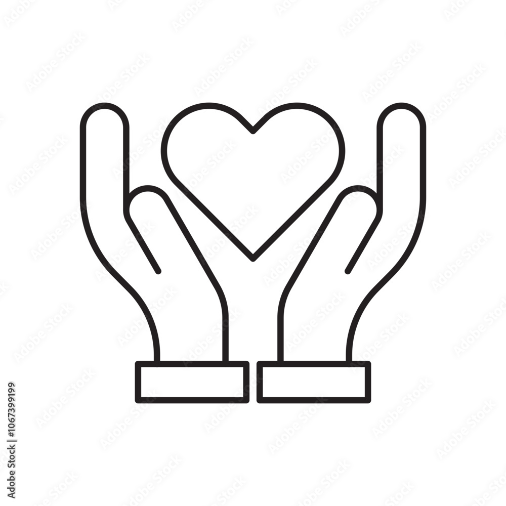 Selfcare icon simple black line style. Selfcare icon simple black line style.