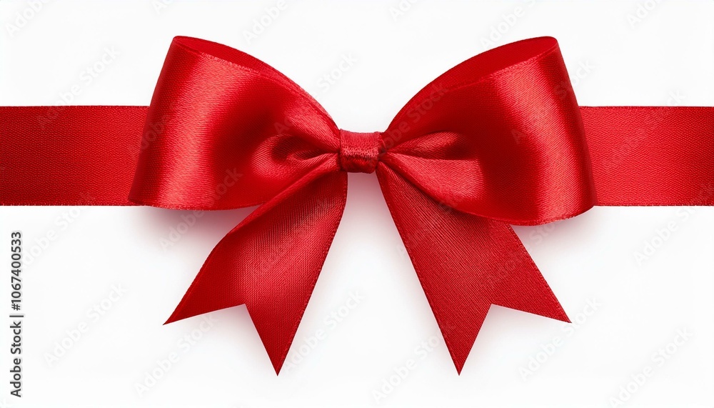 Red Ribbon Bow Realistic shiny satin with shadow horizontal ribbon for decorate your wedding invitation card ,greeting card or gift boxes vector EPS10 isolated on white background. Red Ribbon Bow Realistic shiny satin with shadow horizontal ribbon for decorate your wedding invitation card ,greeting card or gift boxes vector EPS10 isolated on white background.