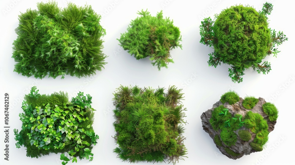 Green Plants and Grass Textures: Lush Greenery for Design Green Plants and Grass Textures: Lush Greenery for Design