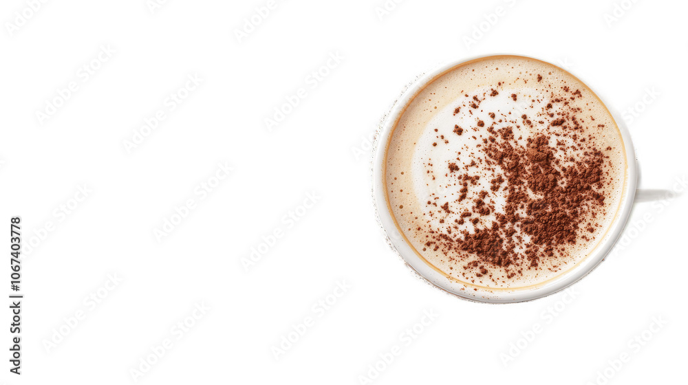 Cup of coffee with foam and aroma isolated on white background Cup of coffee with foam and aroma isolated on white background