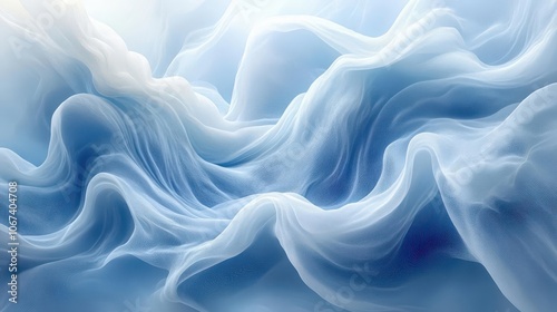 swirling blend of white and blue colors creating a dreamy and abstract background evoking feelings of calmness and creativity perfect for artistic projects