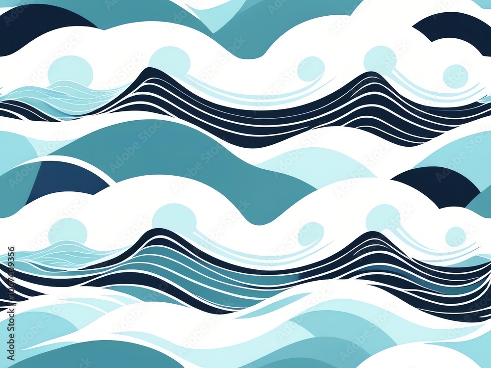 Abstract Ocean Waves Abstract Ocean Waves
