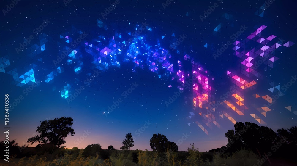 Vibrant Night Sky Stars Background Wallpaper Vibrant Night Sky Stars Background Wallpaper