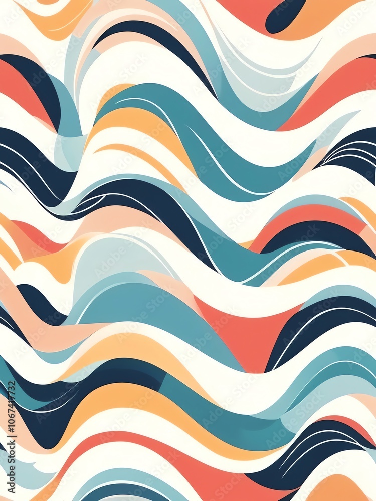 Abstract Colorful Waves Abstract Colorful Waves