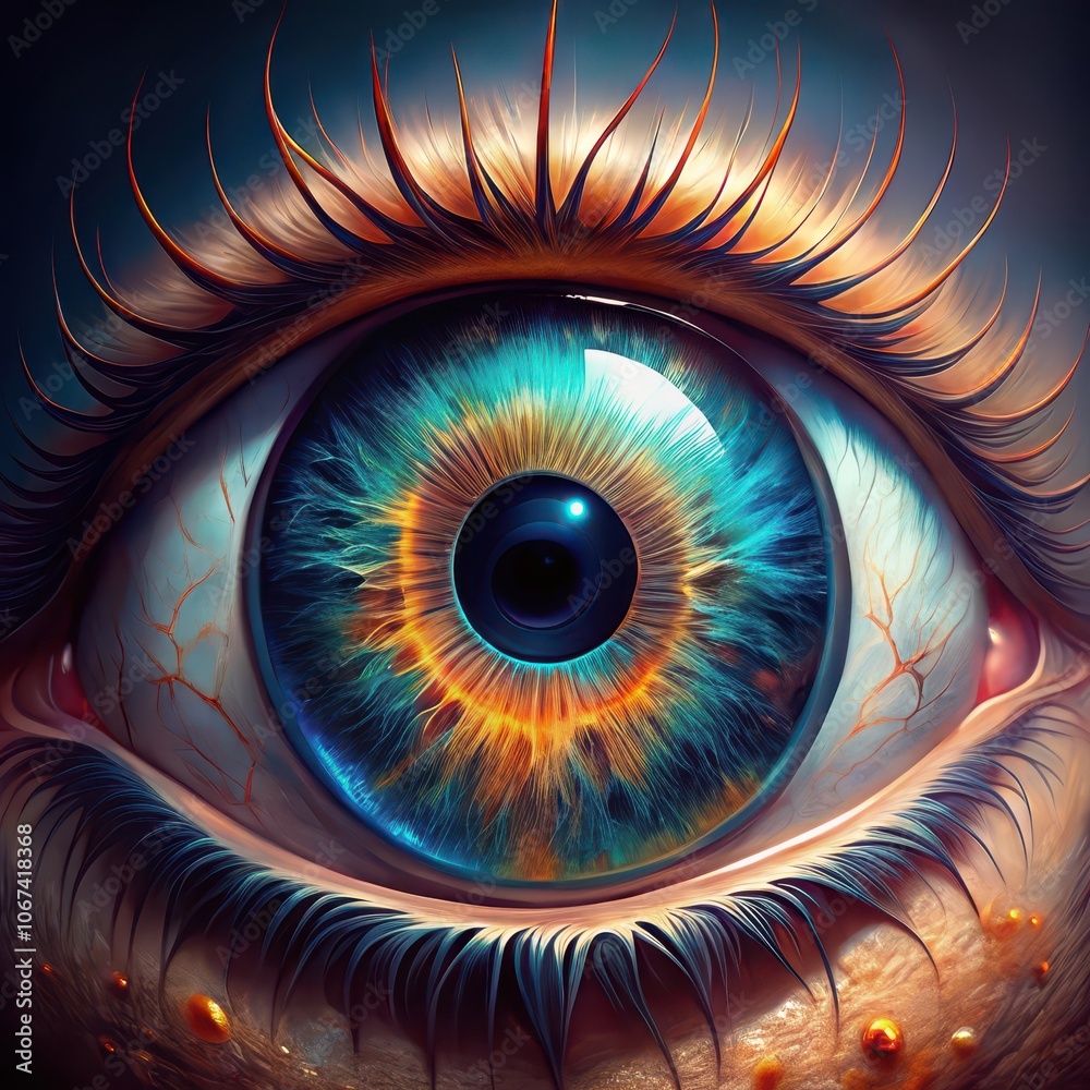 Dreamcore eyeball iris art illustration. Dreamcore eyeball iris art illustration.