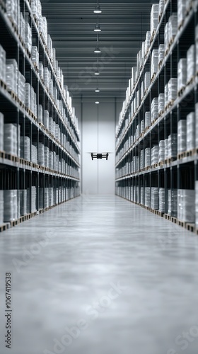 Drone Delivery in Warehouse.