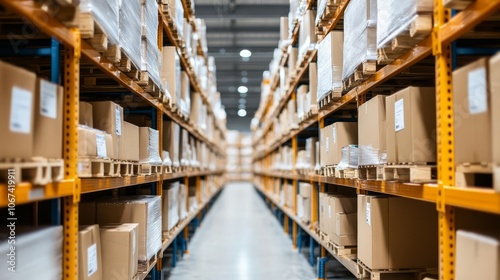 Return area in warehouse, organized shelves, reverse logistics efficiency