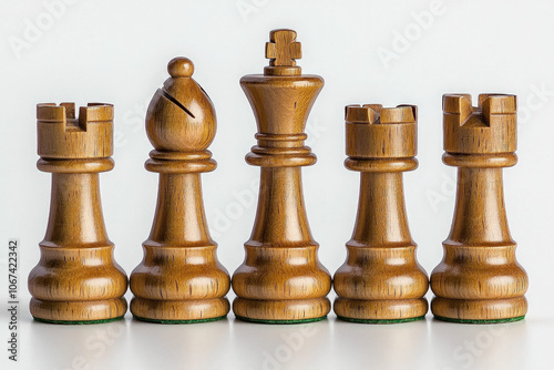 Chess On White Background