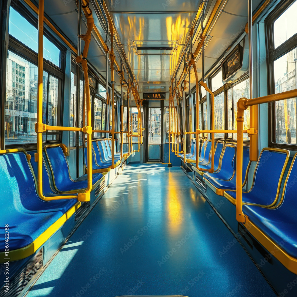Fototapeta premium City Bus Isolated
