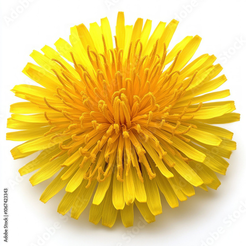 Dandelion Isolated On White
