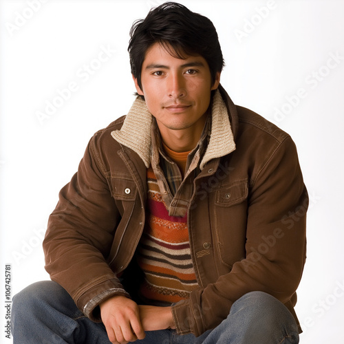 Latino Male Isolated