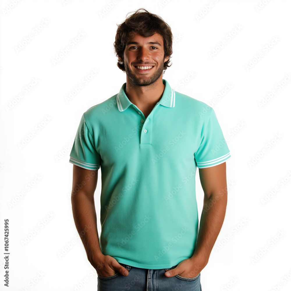 Man In Polo Isolated Man In Polo Isolated