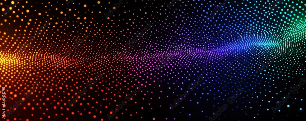 Colorful gradient abstract with rainbow lights on dark background Colorful gradient abstract with rainbow lights on dark background
