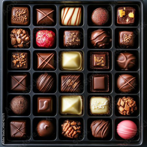 Pralines Isolated