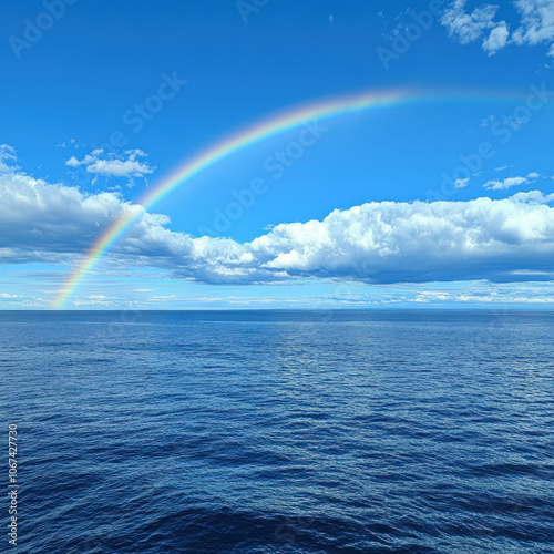 Rainbow In The Sky Isolated