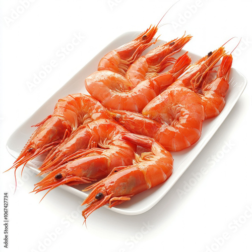 Raw Prawn Isolated