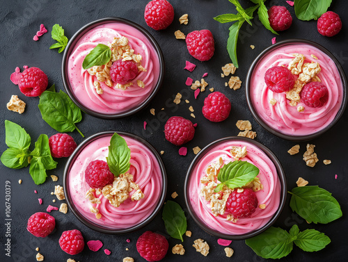 Yogurt White Background