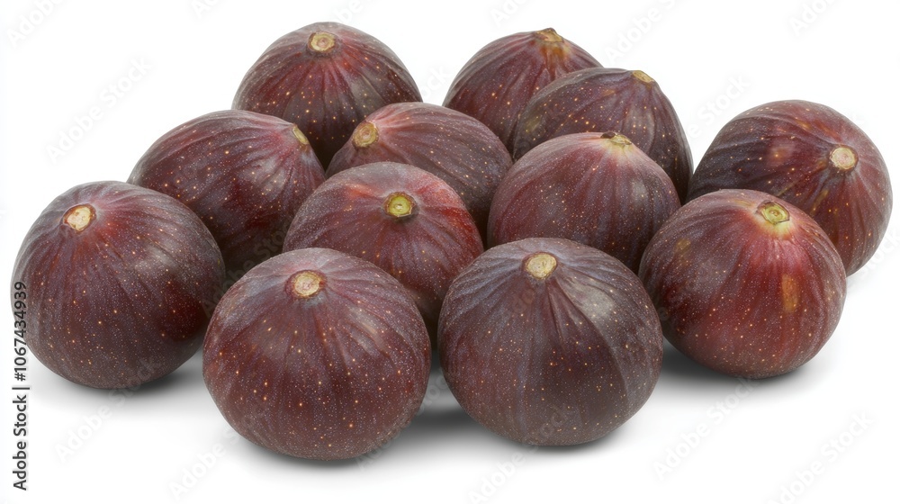 Fototapeta premium Fresh Ripe Figs Purple Figs Fruit Food Harvest Healthy Eating