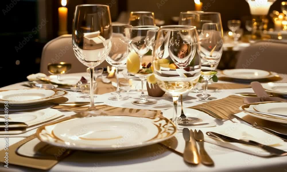 table setting in restaurant, table setting for a dinner table setting in restaurant, table setting for a dinner