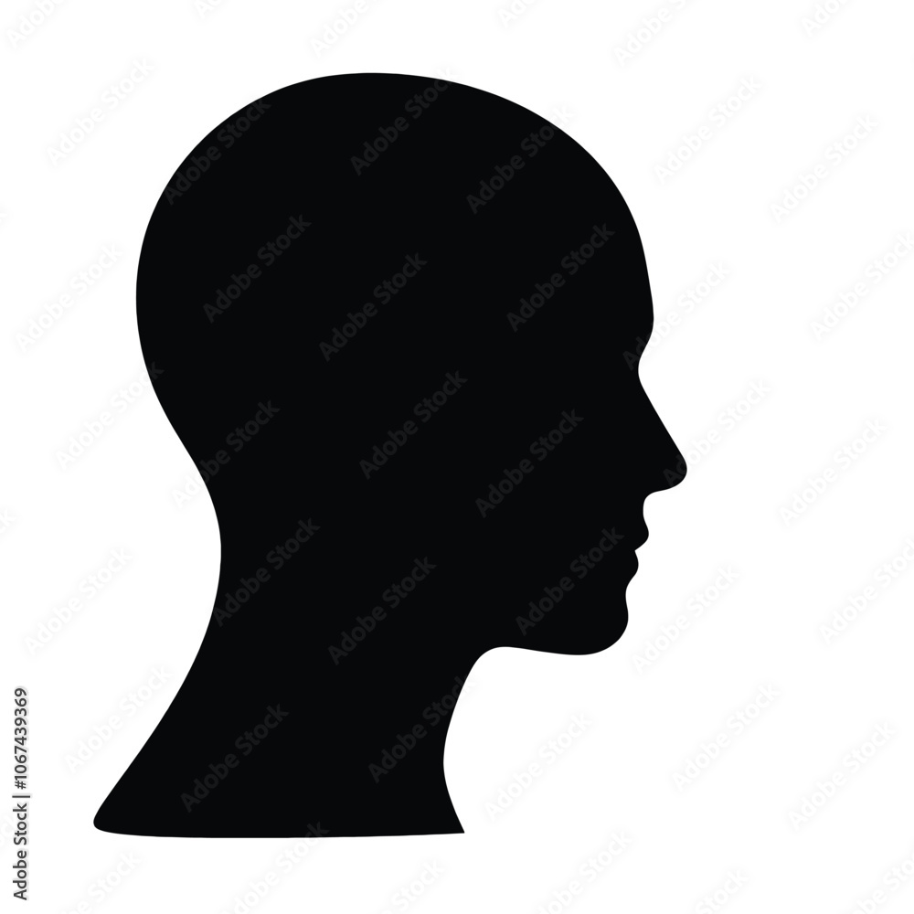 a black and white illustration of a human head and neck a black and white illustration of a human head and neck