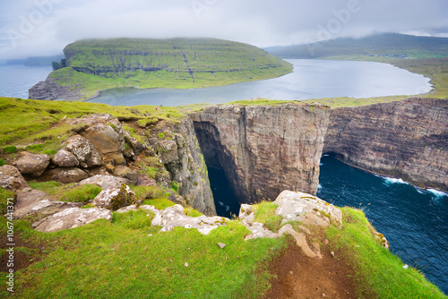View of "floating lake" Lei...