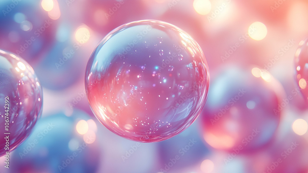 A close-up view of colorful, translucent bubbles featuring a sparkling effect, set against a soft, dreamy background. A close-up view of colorful, translucent bubbles featuring a sparkling effect, set against a soft, dreamy background.