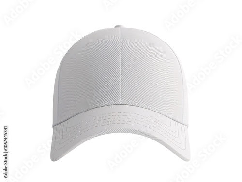 a white baseball cap